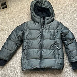 Kids Gray Puffer Jacket